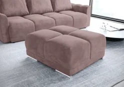 Meble Dla Dzieci|Pufy>BROMARKT Welurowa pufa tapicerowana do salonu NUBES