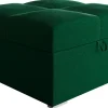 Meble Dla Dzieci|Pufy>BROMARKT Welurowa pufa ze schowkiem do salonu HOT butelkowa zieleń