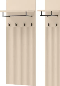 Wieszaki Do Przedpokoju|Garderoby>lenart. Wieszak ścienny na ubrania do przedpokoju z półkami TREND