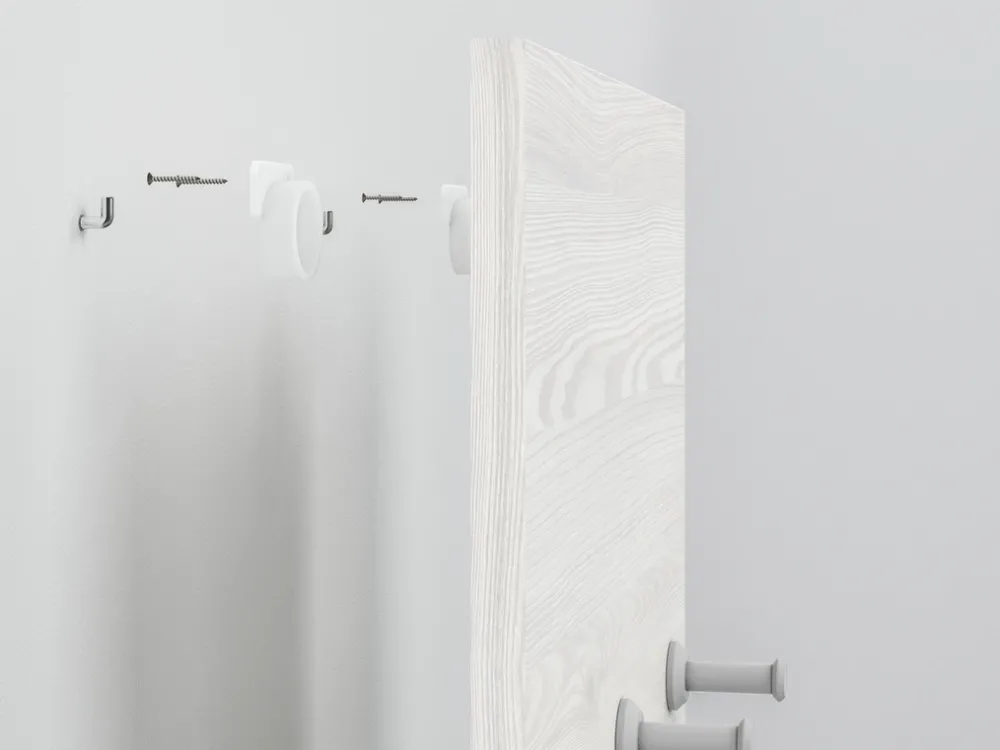 Wieszaki Do Przedpokoju>ML Meble Wieszak do przedpokoju 34x102 cm HYGA sosna śnieżna