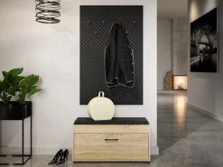 Wieszaki Do Przedpokoju>ML Meble Wieszak tapicerowany do przedpokoju 80 cm CARO