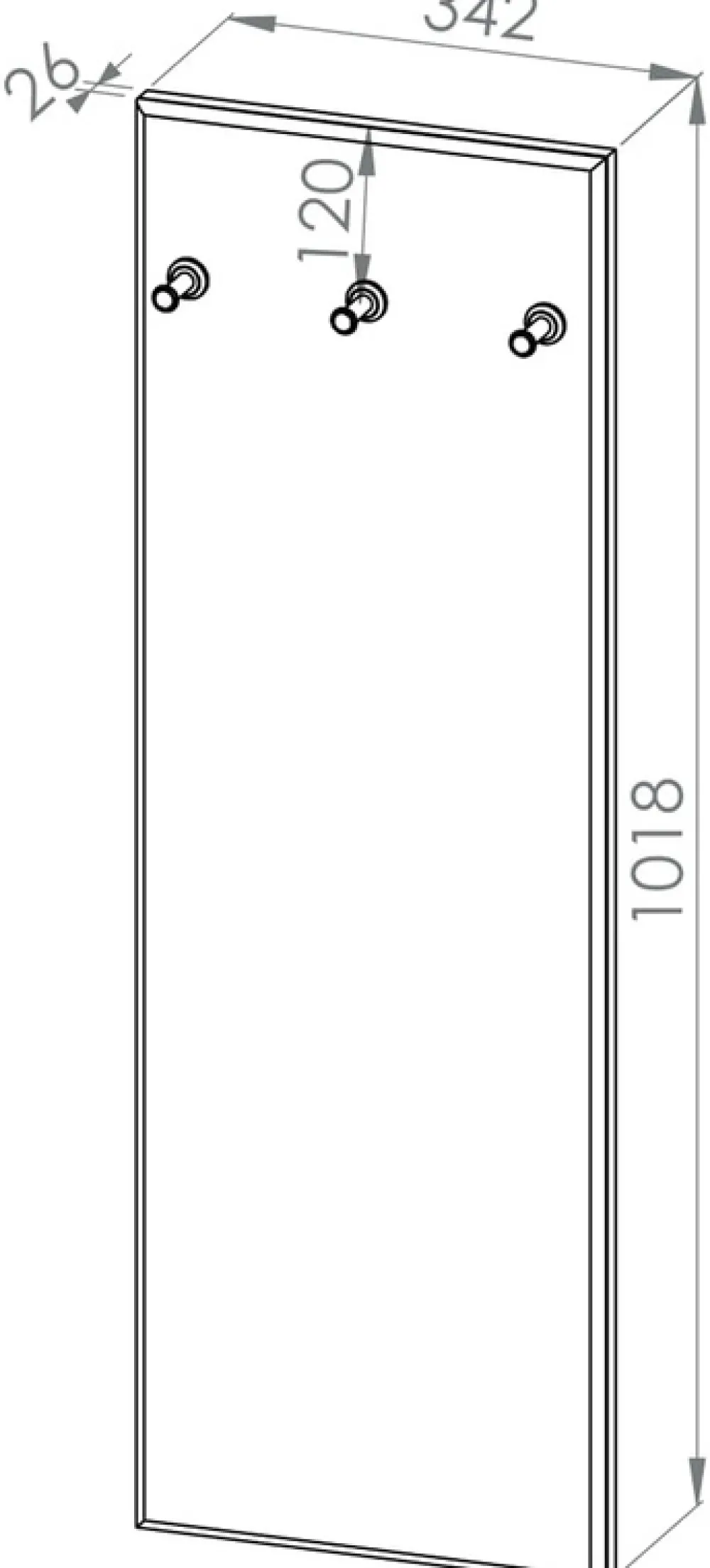 Wieszaki Do Przedpokoju>ML Meble Wieszak tapicerowany do przedpokoju 34x102 cm HYGA
