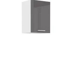 Meble Kuchenne>Lempert Wisząca szafka kuchenna 40 szary połysk SOFIA