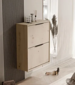 Szafki Na Buty|Garderoby>Stolar Wisząca szafka na buty do przedpokoju 130 cm MAVIA dąb artisan