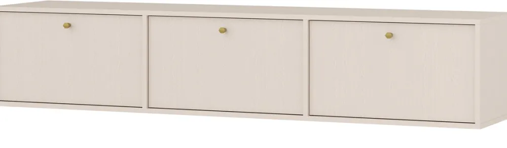 Zestawy Mebli Do Salonu|Szafki Rtv>Lempert Wisząca szafka RTV pod telewizor 180 cm TOKEN beż piaskowy