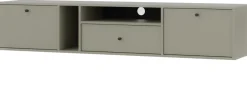 Szafki Rtv>Lempert Wisząca szafka RTV z szufladą pod telewizor 180 cm TOKEN eukaliptus