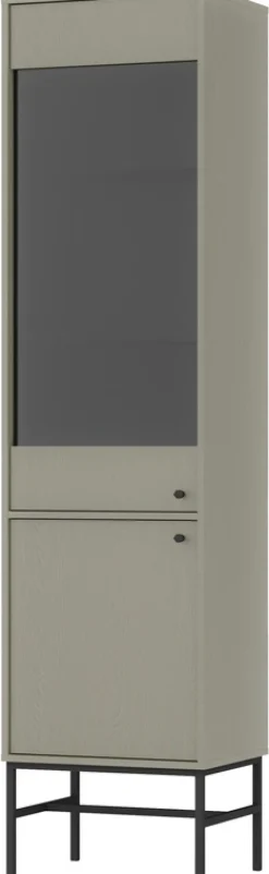 Witryny>Lempert Witryna do nowoczesnego salonu 52 cm TOKEN eukaliptus