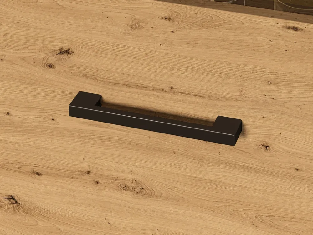 Zestawy Mebli Do Salonu|Witryny>ML Meble Witryna do salonu w stylu loftowym NEVIO dąb artisan