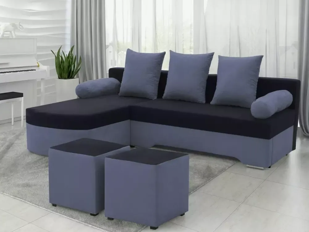 Narożniki>NEXT COLLECTION Wolnostojąca kanapa narożna z funkcją spania ANGELLO