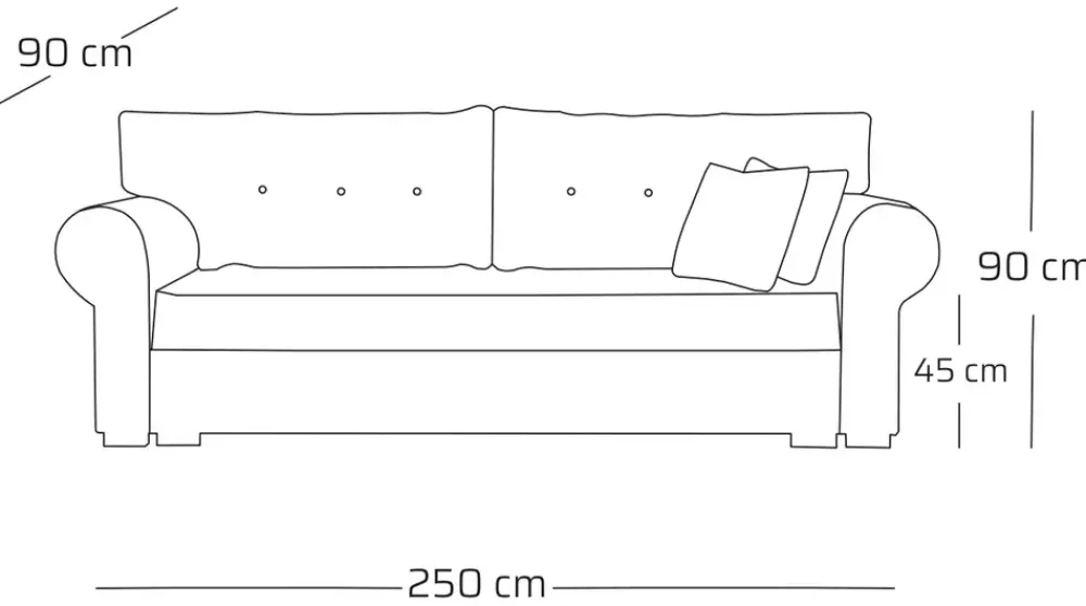 Kanapy I Sofy>NEXT COLLECTION Wolnostojąca kanapa z funkcja spania SUSAN