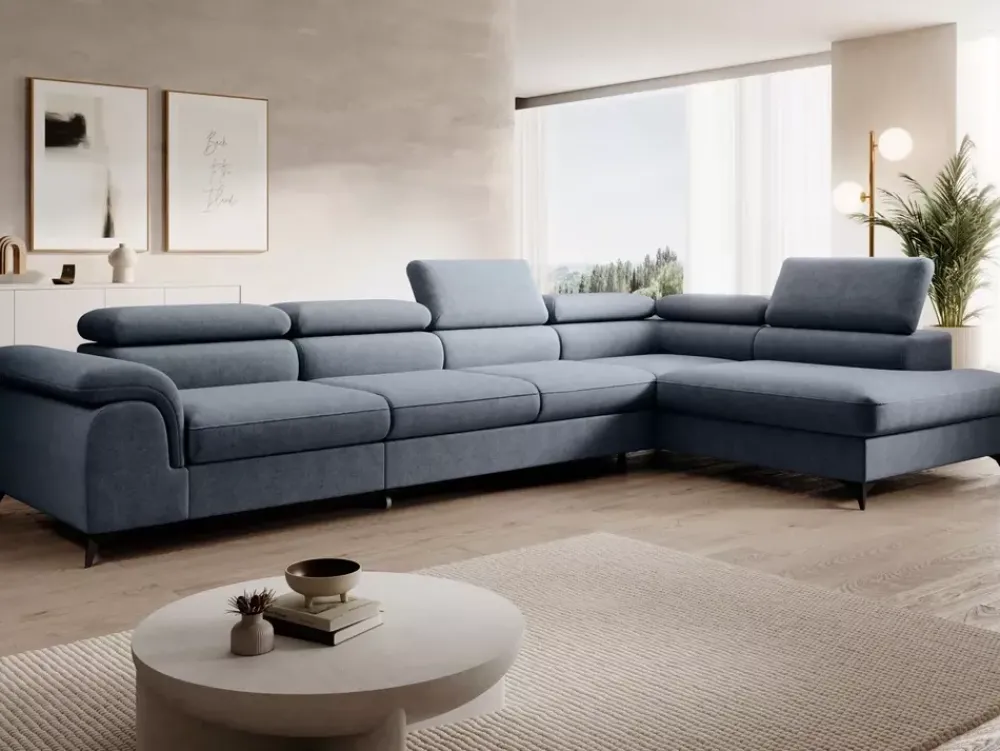 Narożniki>NEXT COLLECTION Wolnostojąca rogówka do salonu z funkcją spania MONARCHY