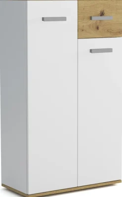 Komody>Meblohand Wąska komoda dwudrzwiowa do przedpokoju z szufladą JOVITA