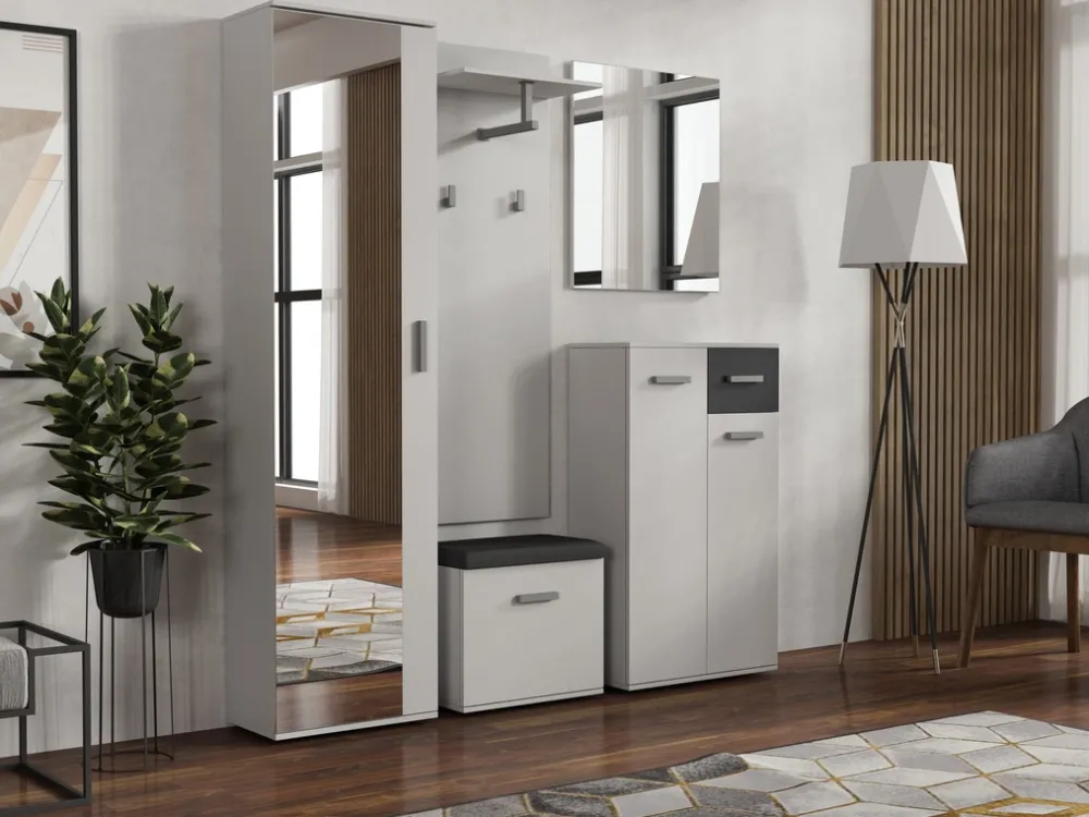 Komody>Meblohand Wąska komoda dwudrzwiowa do przedpokoju z szufladą JOVITA