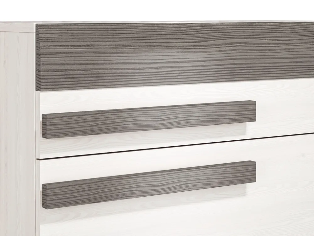 Zestawy Mebli Do Sypialni|Zestawy Mebli Młodzieżowych>ML Meble Wąska nowoczesna komoda z szufladami 86 cm BLANCO