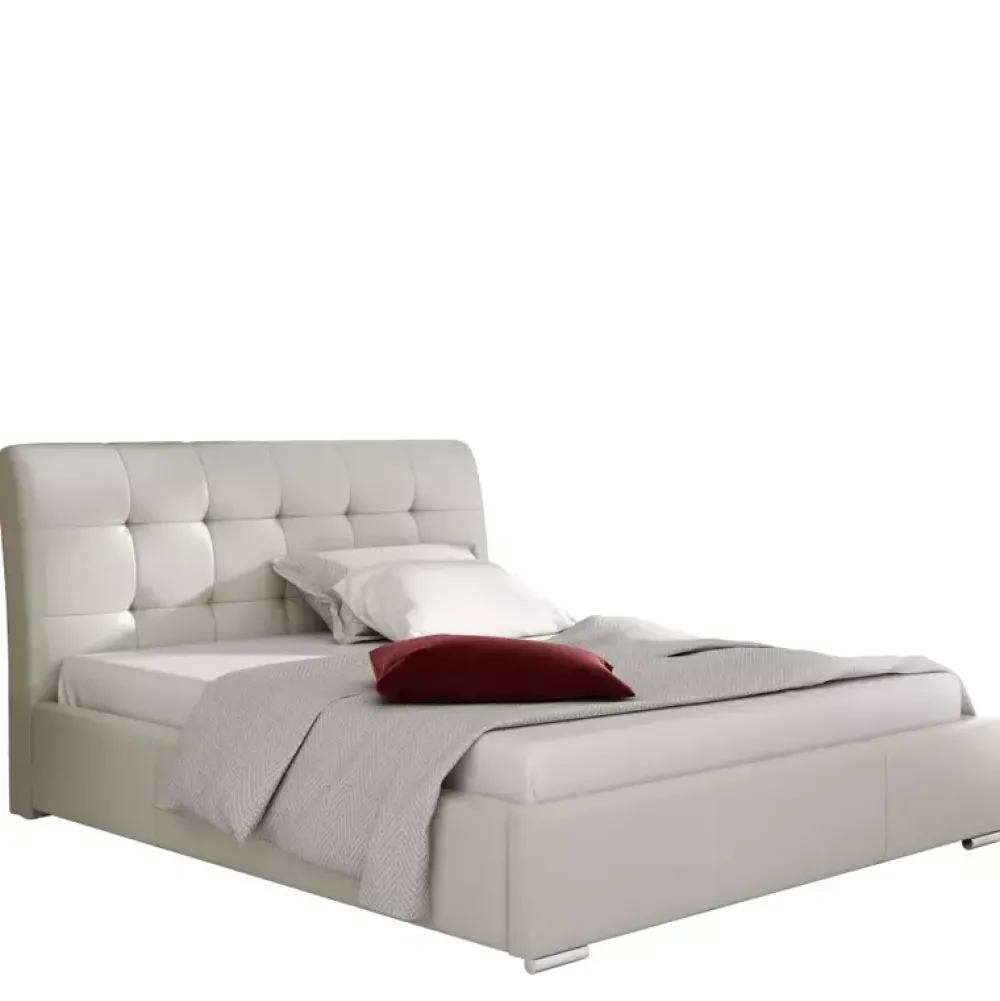 Łóżka Młodzieżowe|Łóżka Dziecięce>Gruszka Wygodne łóżko tapicerowane czarne 120x200 ANKARA