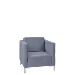 Fotele>GiB Meble Wygodny fotel do salonu szary SZAFIR