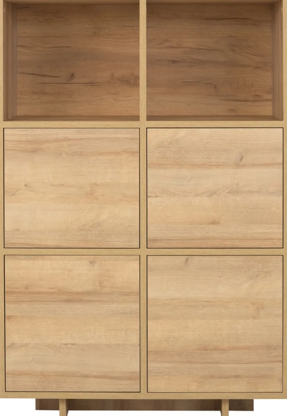 Zestawy Mebli Do Sypialni|Zestawy Mebli Młodzieżowych>MARIDEX Wysoka komoda czterodrzwiowa do sypialni 102 cm NORTE