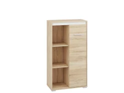 Zestawy Mebli Do Salonu|Zestawy Mebli Młodzieżowych>ML Meble Wysoka komoda z drzwiami 69 cm AVO dąb sonoma