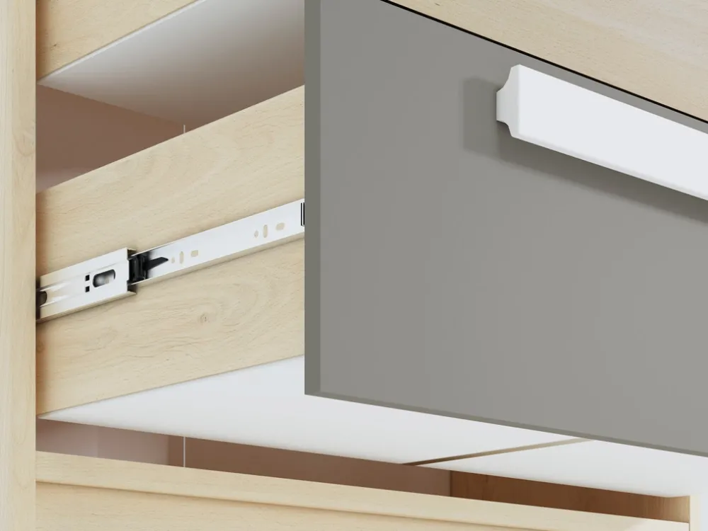 Zestawy Mebli Młodzieżowych|Komody>ML Meble Wysoka komoda z szufladami do pokoju młodzieżowego DROP