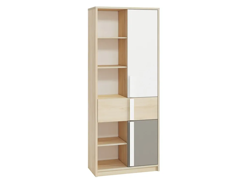 Zestawy Mebli Młodzieżowych>ML Meble Wysoki regał do pokoju młodzieżowego 80 cm DROP