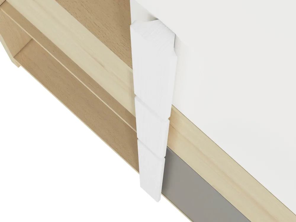 Zestawy Mebli Młodzieżowych>ML Meble Wysoki regał do pokoju młodzieżowego 80 cm DROP