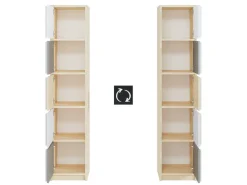 Regały Na Książki|Zestawy Mebli Młodzieżowych></noscript>ML Meble Wysoki regał na książki do pokoju nastolatka 90 cm DROP