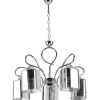 Oświetlenie Przedpokoju|Oświetlenie Jadalni>Candellux Lighting Żyrandol chrom srebrny lampa wisząca 5xE27 Italo