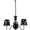 Oświetlenie Przedpokoju|Oświetlenie Jadalni>Ledea Żyrandol czarny lampa wisząca 3xE14 Batley