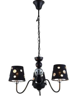 Oświetlenie Przedpokoju|Oświetlenie Jadalni>Ledea Żyrandol czarny lampa wisząca 3xE14 Batley