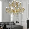 Oświetlenie Sypialni|Oświetlenie Salonu>Candellux Lighting Żyrandol kryształowy złoty 28xE14 Maria