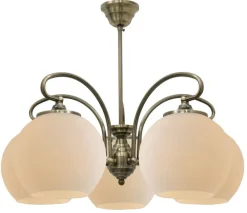 Oświetlenie Jadalni|Oświetlenie Sypialni>Candellux Lighting Żyrandol 5xE27 51cm patyna miedź ORBIT