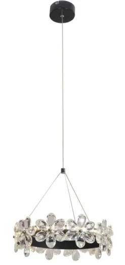 Oświetlenie Przedpokoju|Oświetlenie Łazienki>Candellux Lighting Żyrandol z kryształkami LED 14W 30cm Arvin