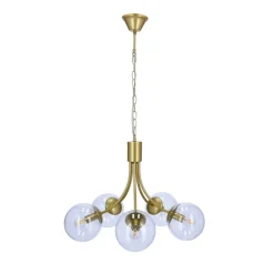 Oświetlenie Przedpokoju|Oświetlenie Jadalni>Candellux Lighting Żyrandol złoty 5xE14 60cm Dani