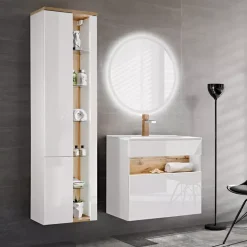 Meble Łazienkowe>COMAD Zestaw białych mebli łazienkowych BELASSO