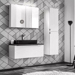 Meble Łazienkowe>COMAD Zestaw białych mebli do łazienki LOSELANI