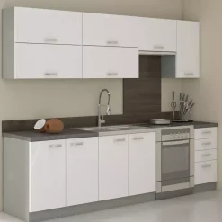 Meble Kuchenne>Lempert Zestaw białych mebli kuchennych BLANKA 2