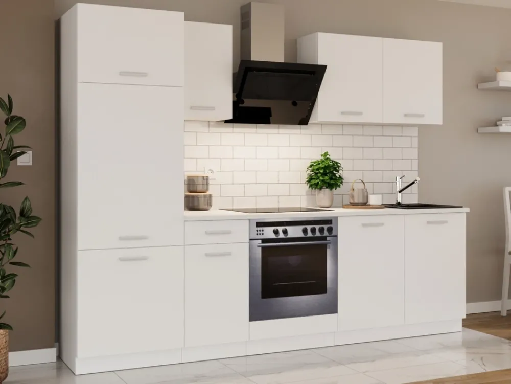 Meble Kuchenne>Lempert Zestaw ch mebli kuchennych z blatem TONY 260 cm biały