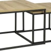 Ławy I Stoliki>MARIDEX Zestaw dwóch kwadratowych stolików w stylu loftowym INFINITY
