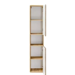 Meble Łazienkowe></noscript>COMAD Zestaw mebli do łazienki z lustrem AURELIO dąb craft złoty