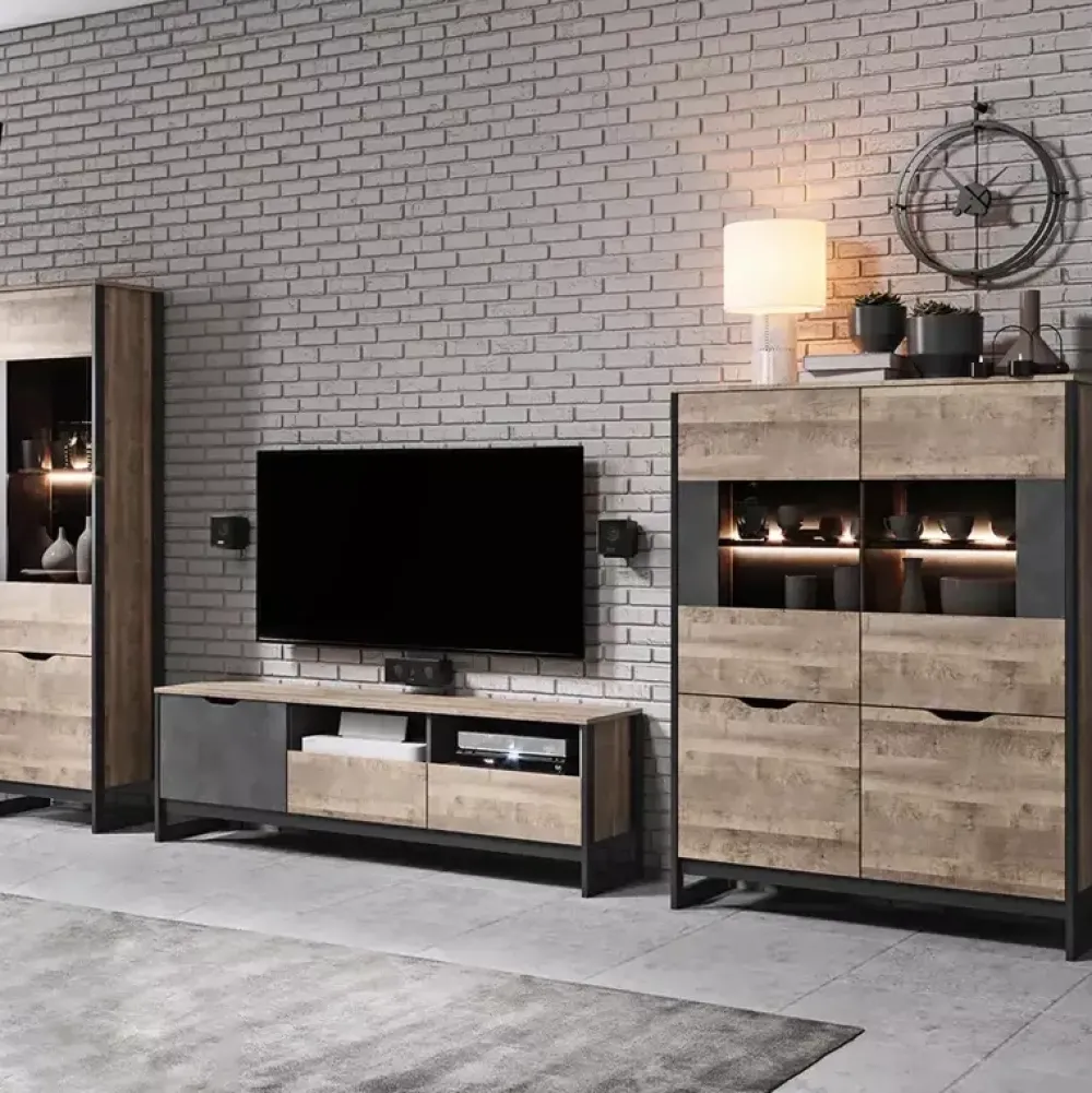 Zestawy Mebli Do Salonu|Meblościanki>LASKI Zestaw mebli do salonu DENAR