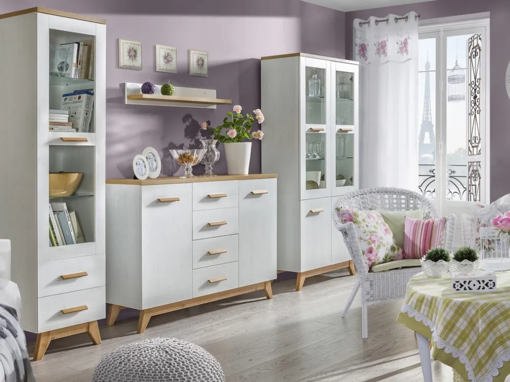 Zestawy Mebli Do Salonu>DOLMAR Zestaw mebli do salonu w stylu skandynawskim SILVA