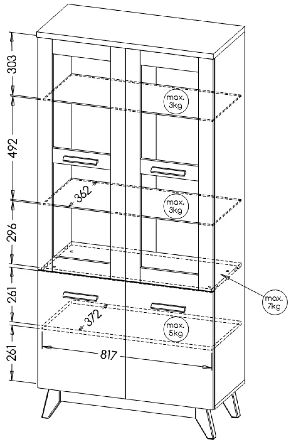 Zestawy Mebli Do Salonu>DOLMAR Zestaw mebli do salonu w stylu skandynawskim SILVA