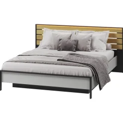 Zestawy Mebli Do Sypialni>lenart. Zestaw mebli do sypialni GRIS oświetlenie LED