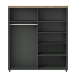 Zestawy Mebli Do Sypialni></noscript>Helvetia Zestaw mebli do sypialni IVORIA zielony + dąb lefkas