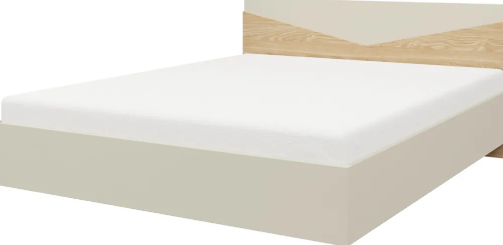 Zestawy Mebli Do Sypialni>JUREK Zestaw mebli do sypialni w kolorze szary beż AMADEO