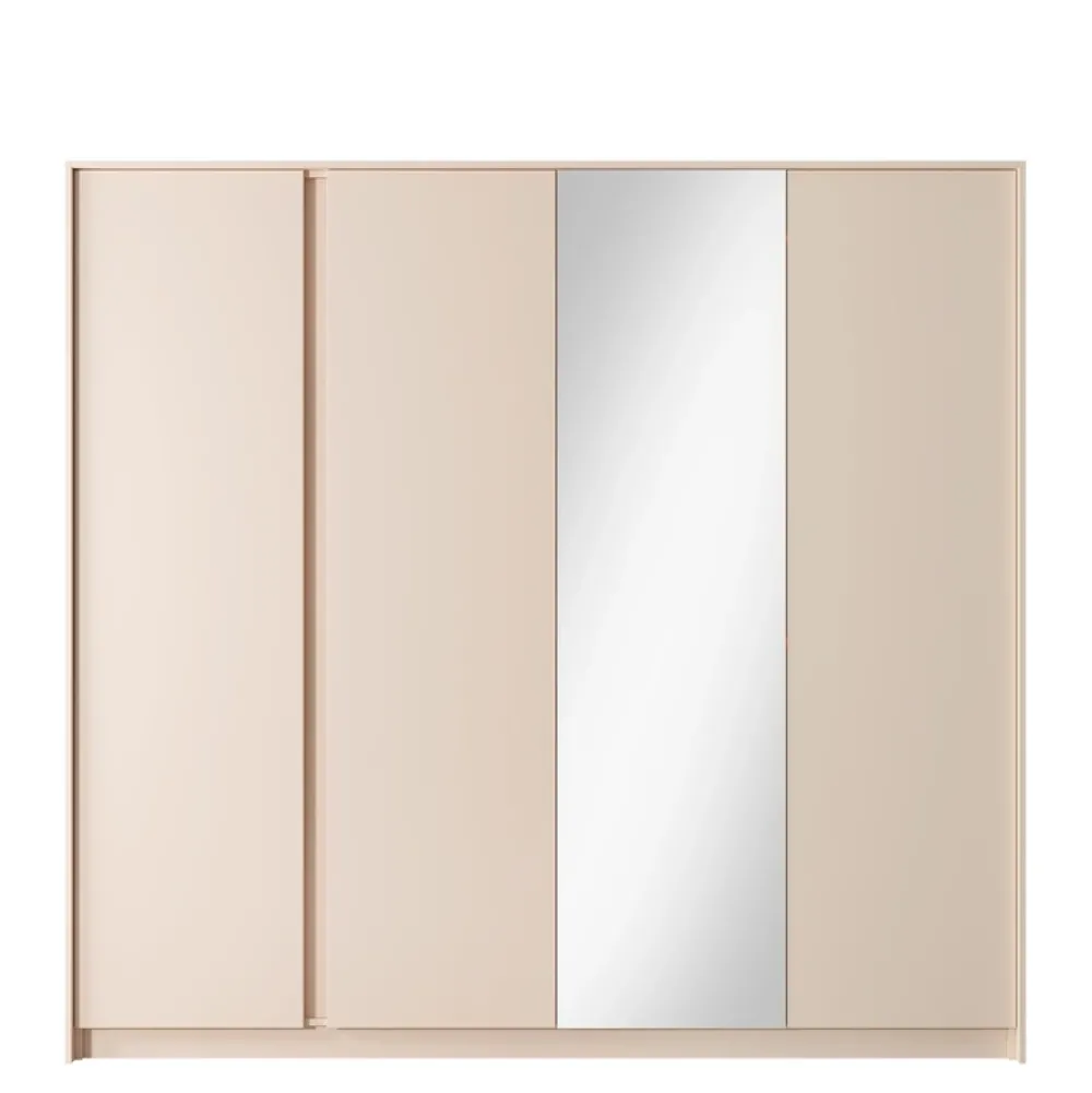 Zestawy Mebli Do Sypialni>LASKI Zestaw mebli do sypialni w stylu nowoczesnym DESIO beż