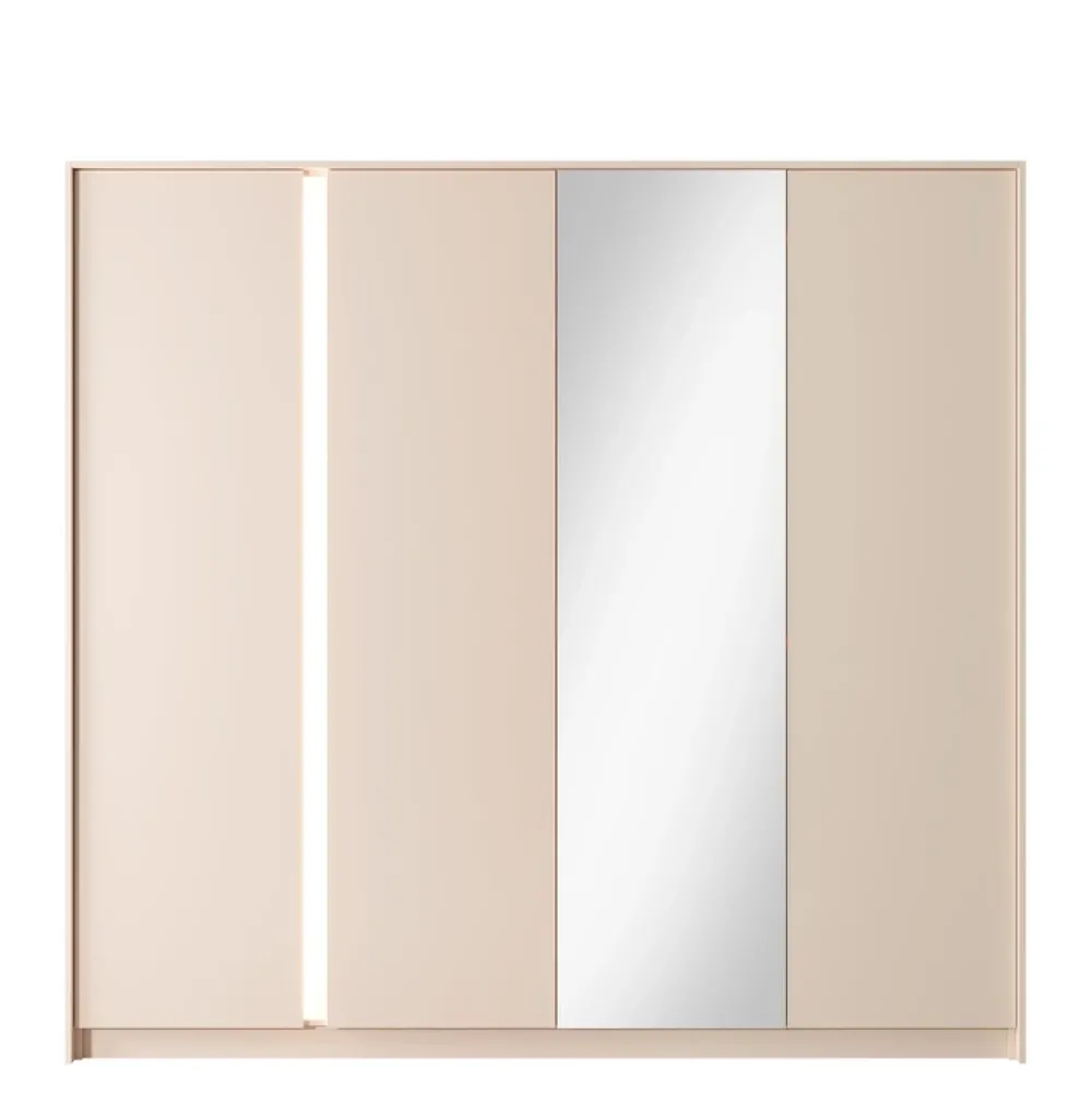 Zestawy Mebli Do Sypialni>LASKI Zestaw mebli do sypialni w stylu nowoczesnym DESIO beż