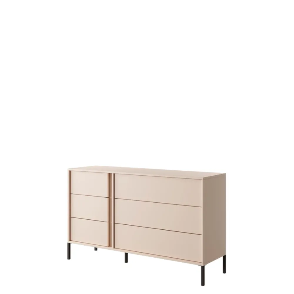 Zestawy Mebli Do Sypialni>LASKI Zestaw mebli do sypialni w stylu nowoczesnym DESIO beż