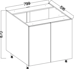 Meble Kuchenne></noscript>Lempert Zestaw mebli kuchennych w stylu vintage LESTY old style wood