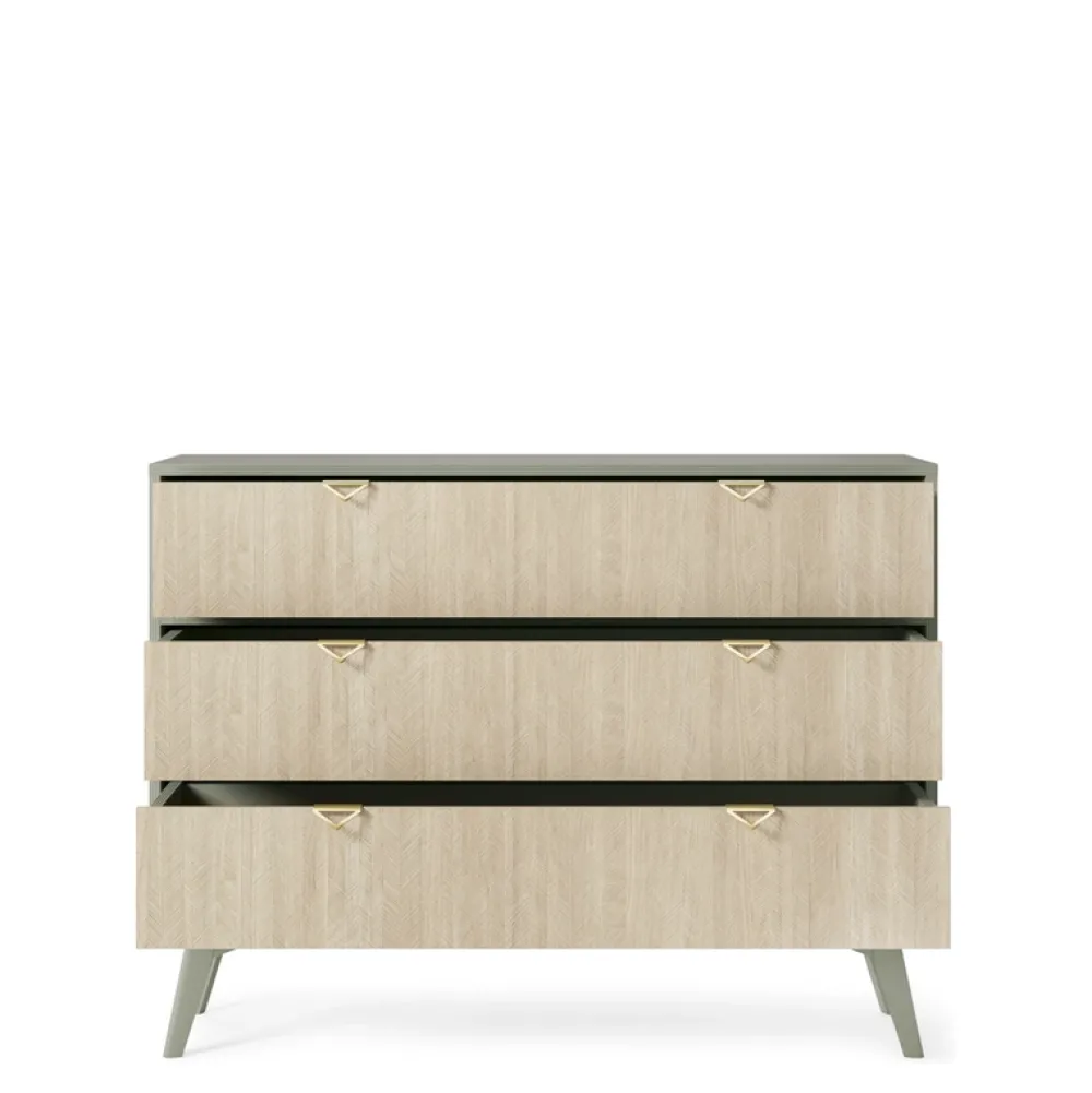 Zestawy Mebli Do Salonu|Komody>PIASKI Zestaw mebli modułowych do salonu FLOW jodełka scandi/eukaliptus